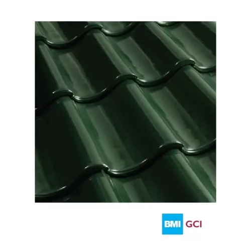 GCI S Pantile Roof Tile (Glazed Dark Green)