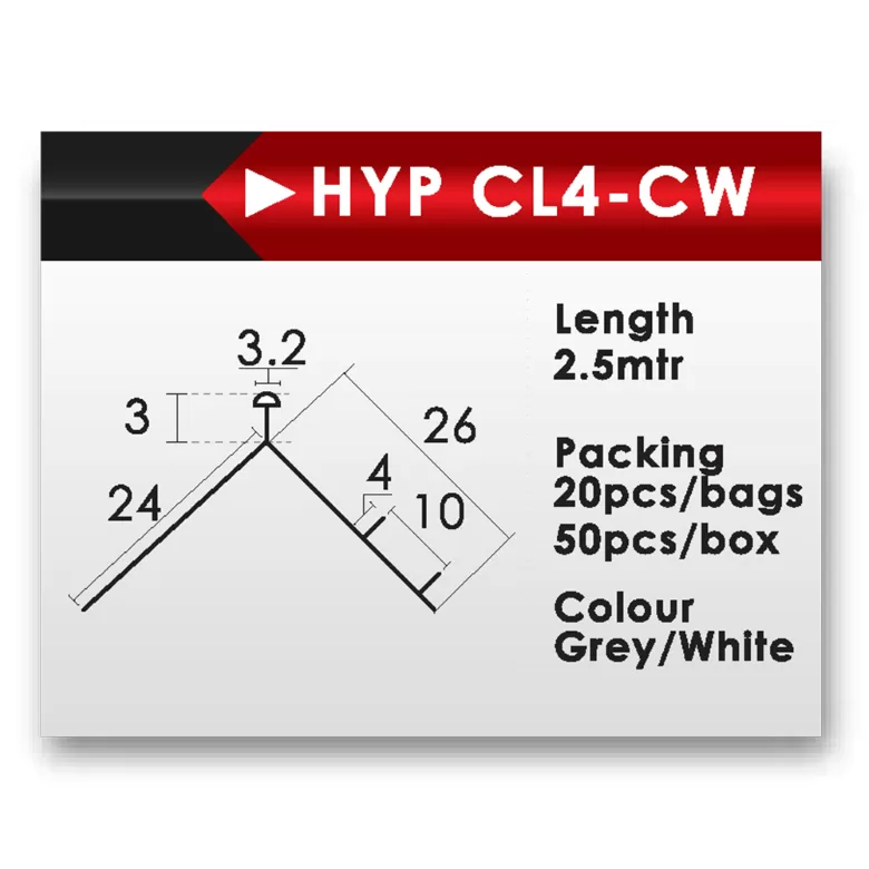 Corner Bead Groove Line 8′