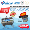 Deluxe Stainless Steel Water Tank Horizontal With Stand Free Float Valve