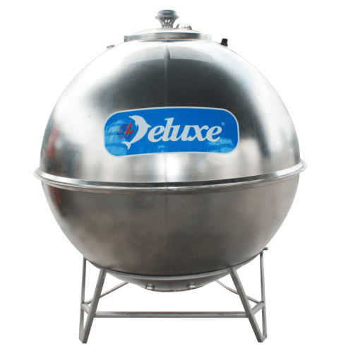 Deluxe Stainless steel Water tank earth Shape with Stand