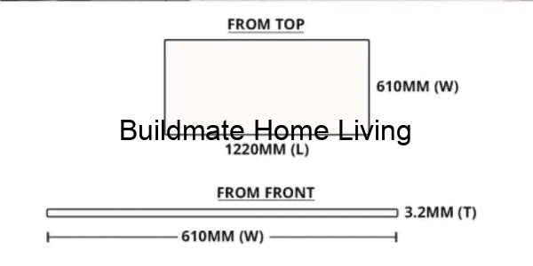 ceiling cement board 2x4