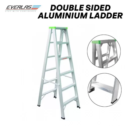 everlas double sided ladder 12 step