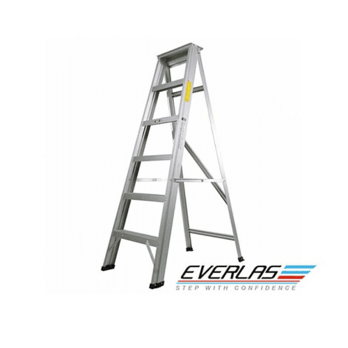 everlas aluminium single sided ladder pic everlas aluminium single sided ladder pic