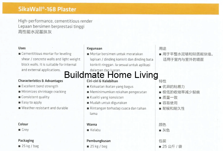 sika wall 168 detail