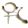 Stainless Steel Pipe Clamp With Nail(For UPVC Pipe) 2